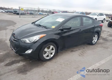 2013 Hyundai Elantra Gls из США, поврежденный, VIN KMHDH4AE3DU979972